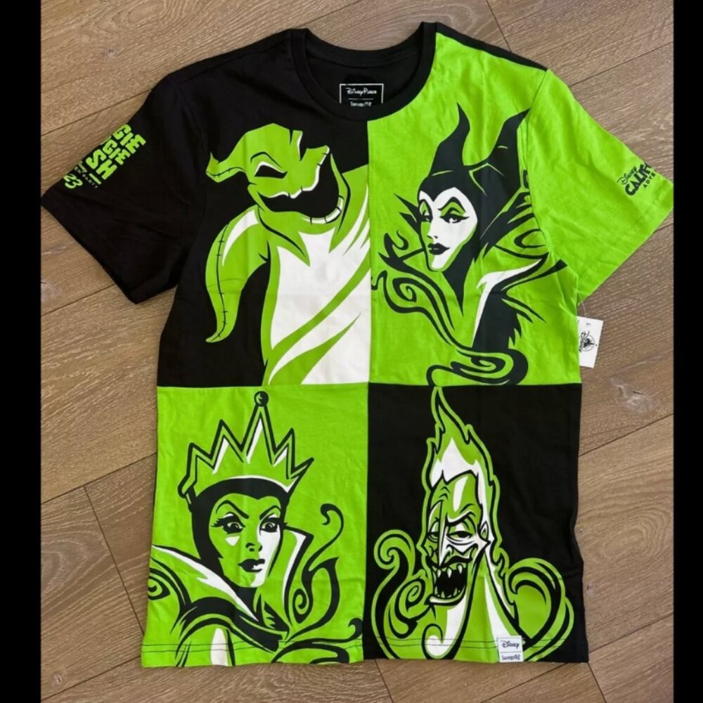 NWT Oogie Boogie Bash 2023 Loungefly Disney Villains T-shirt- Halloween Sz S